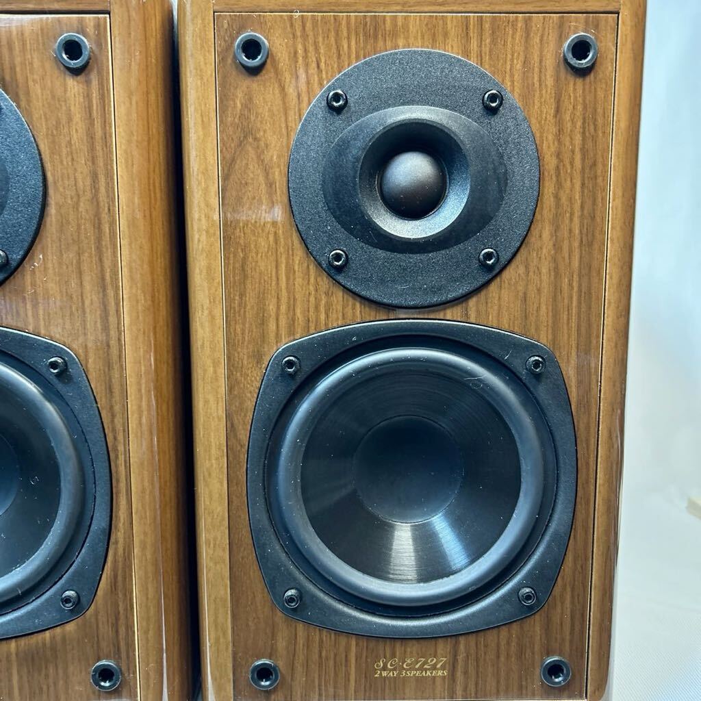 DENON SC-E727 6Ω ввод 100W-200W 2WAY 3SPEAKERS динамик пара б/у товар 