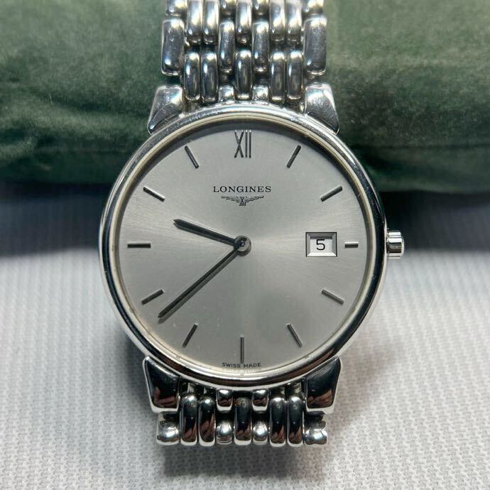 【美品】LONGINES ロンジン 腕時計 メンズ腕時計 quartz 電池交換済み ベルト外した2コマあり L5.632.4 稼働品の画像1