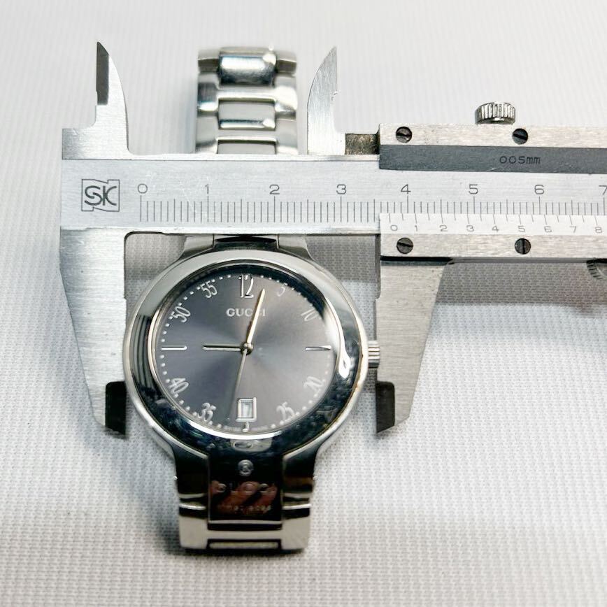 GUCCI グッチ 腕時計 クォーツ メンズ腕時計 電池交換済み 箱付きの画像8