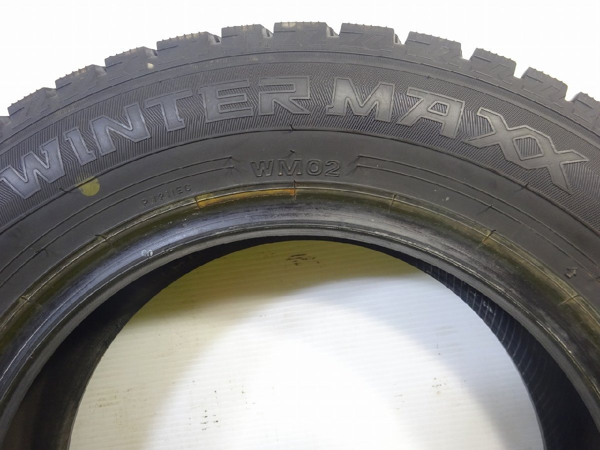 ダンロップ WINTERMAXX WM02　165/70R14 81Q★9-7.5分山 2021年製 4本 中古 スタッドレス【送料無料】AOM-K1812 青森_画像8