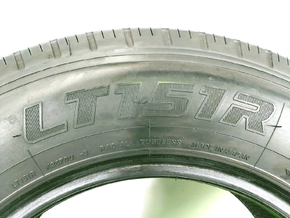 ヨコハマ LT151R 195/75R15 109/107L LT★8分山 2022年製 6本 ノーマル【宮城発 送料無料】MYG-B12216の画像8