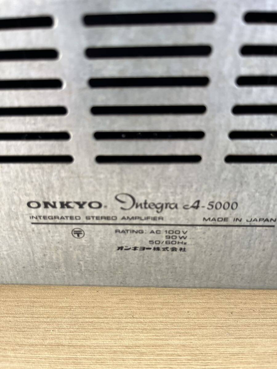 ONKYO オンキョー ステレオ アンプ AM FM チューナー CA-5000 t-5000の画像10