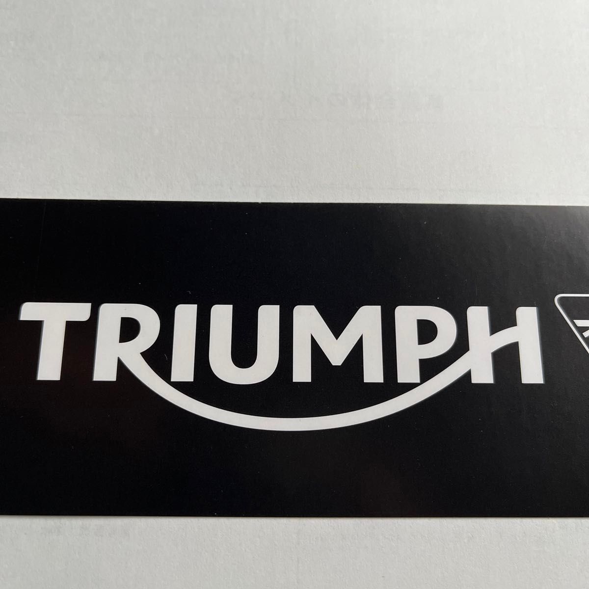 新品未使用！トライアンフ ステッカー　TRIUMPH デカール　バイク　カスタム　アクセサリー