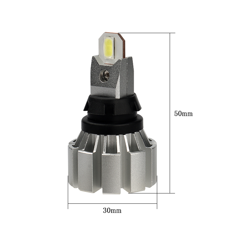 LED T16 バックランプ 専用 超激光 2灯合計 瞬間最大 6000LM ホワイト 純白 2個セット 12V 6000K リレー内蔵 無極性 後退灯 LEDチップ Y746の画像6