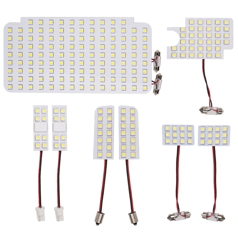 ハイエース 200系 4型～6型 LED ルームランプ 8点セット 超高輝度 車内泊 室内灯 内装 パーツ スーパーGL 標準/ワイド 対応 ホワイト Y264_画像7