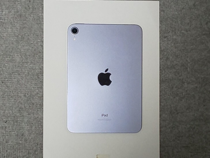 Apple iPad mini (第6世代) Wi-Fi 64GB パープル 紫 中古品 MK7R3J/A Model A2567 8.3インチの画像2