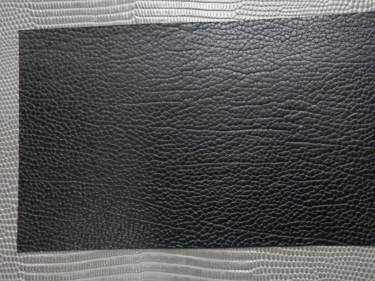 牛革 上質なしぼ型押し ブラック ビリヤード 本革 レザー グリップ の画像6
