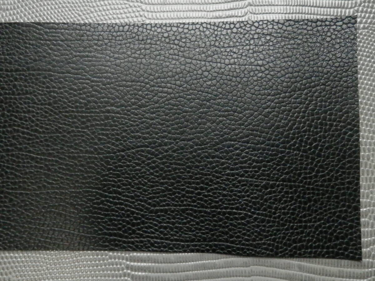 牛革 上質なしぼ型押し ブラック ビリヤード 本革 レザー グリップ の画像7