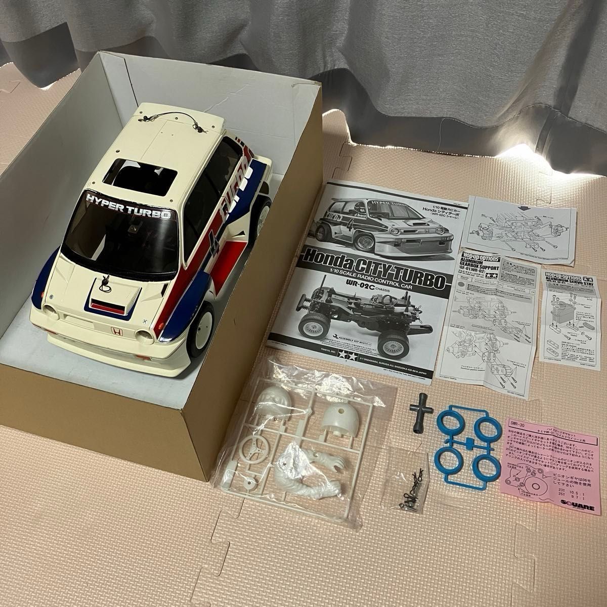 タミヤ 1/10 電動RCカー Honda シティターボ WR-02C シャーシ