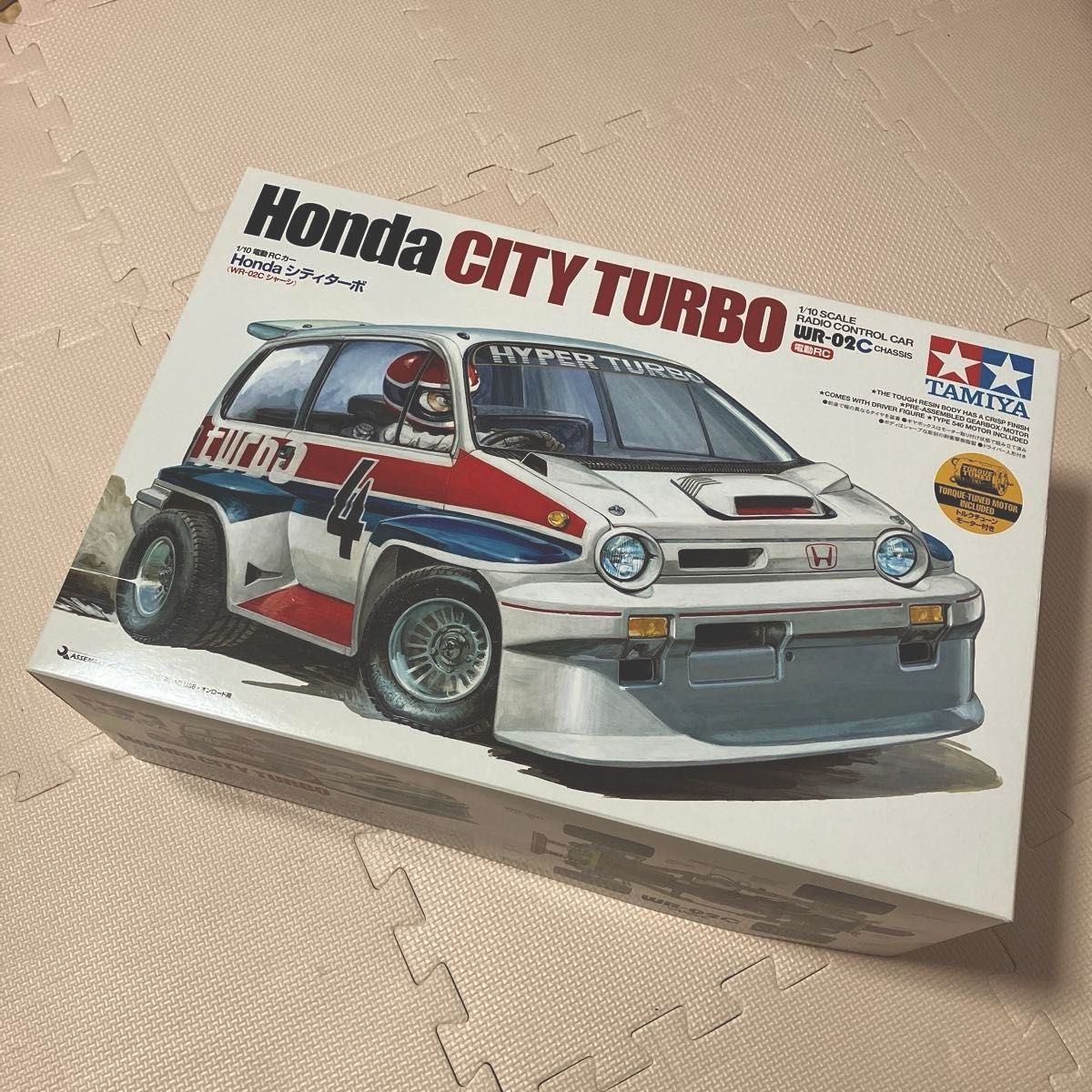 タミヤ 1/10 電動RCカー Honda シティターボ WR-02C シャーシ