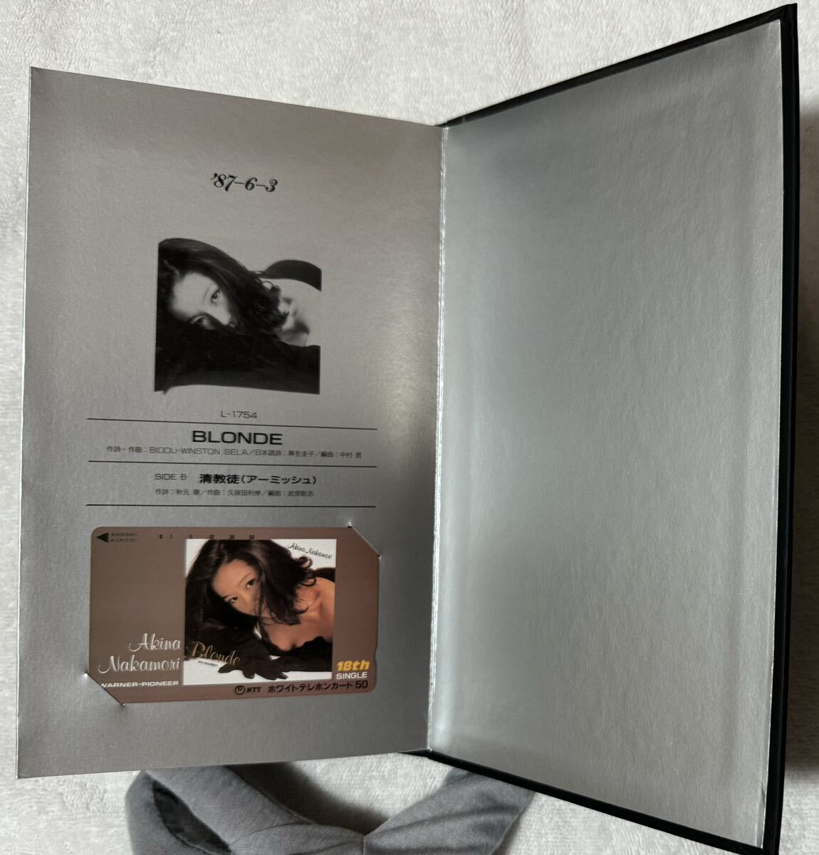【☆レア☆】中森明菜 テレフォンカードCard Exhibition 1982～1987の画像10