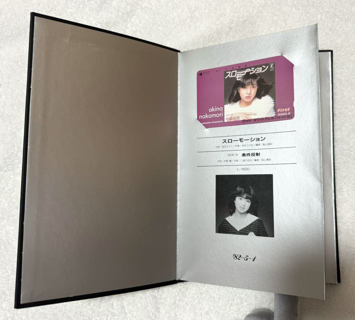 【☆レア☆】中森明菜 テレフォンカードCard Exhibition 1982～1987の画像4