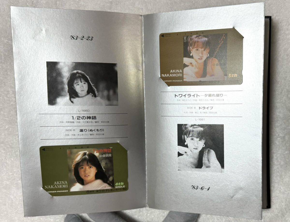 【☆レア☆】中森明菜 テレフォンカードCard Exhibition 1982～1987の画像6