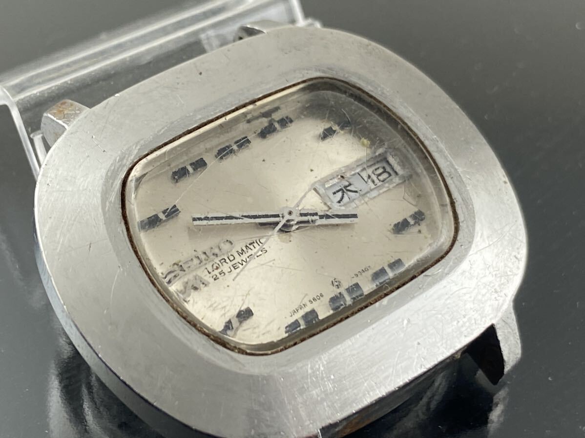 [M002]1円～☆不動ジャンク品 メンズ腕時計 SEIKO LM LORDMATIC 5606-5011_画像2