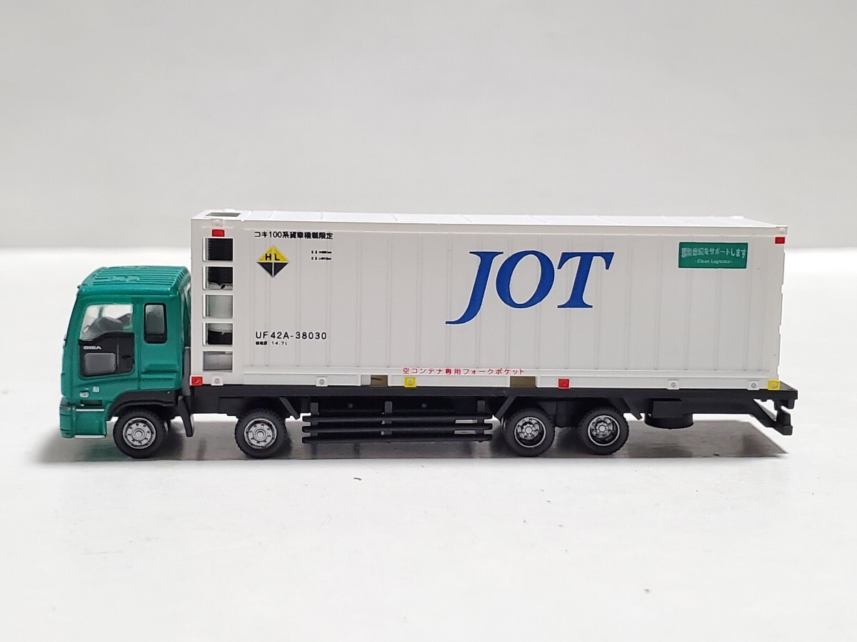日本石油輸送 いすゞ ギガ 31ft JOT 冷凍コンテナ ISUZU 品番 082 トラコレ トミーテック TOMYTEC THE トラックコレクション 第7弾の画像4