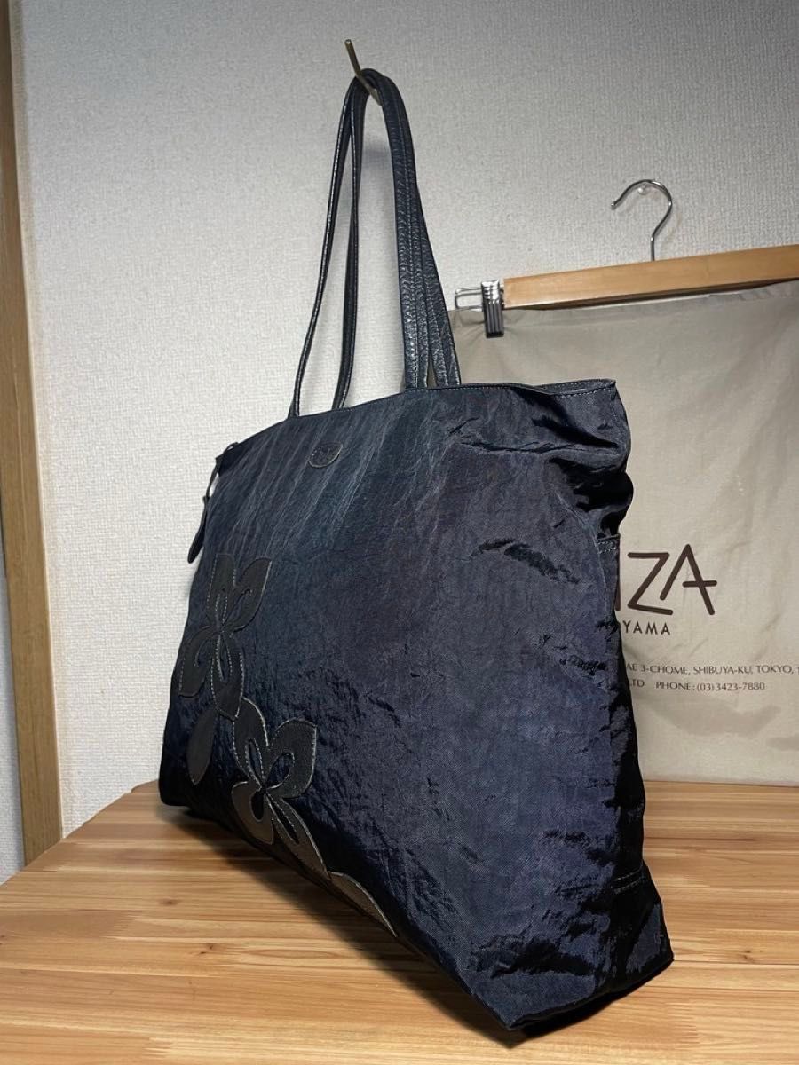 IBIZA   イビサ　イビザ　花パッチワーク　ナイロン　トート　バッグ