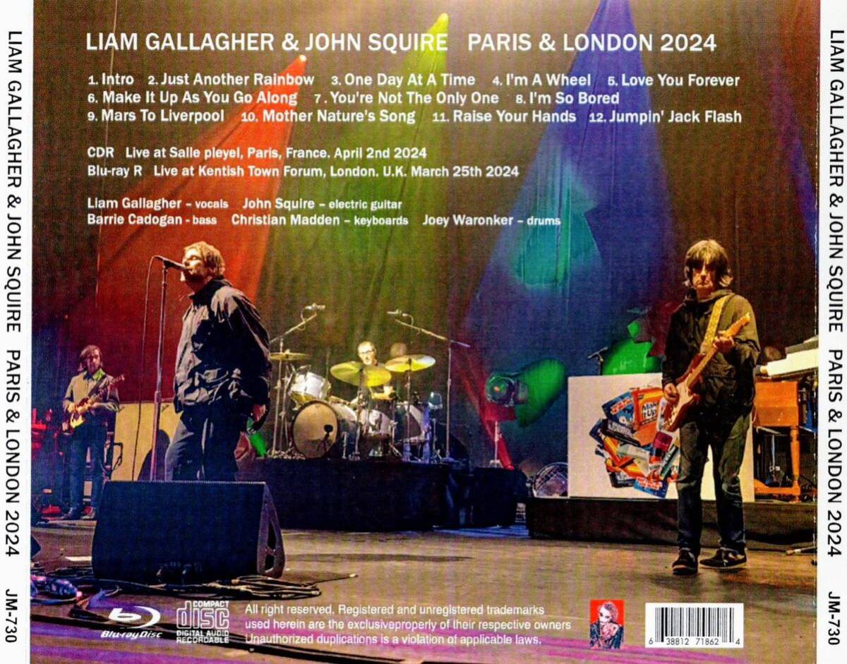 LIAM GALLAGHER & JOHN SQUIRE 「PARIS & LONDON 2024」の画像3