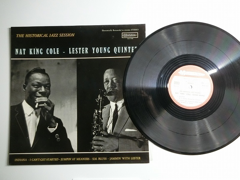 aE6:NAT KING COLE - LESTER YOUNG QUINTET / The Historical Jazz Session / MUSIDISC 30 CV 983の画像1