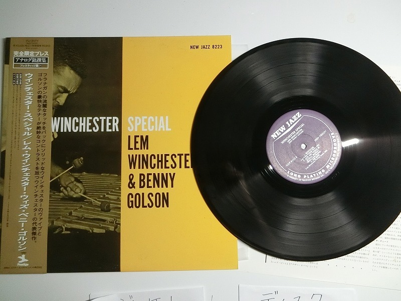 aI3:LEM WINCHESTER & BENNY GOLSON / WINCHESTER SPECIAL / NEW JAZZ 8223の画像1