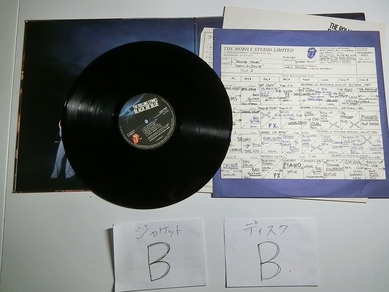 cS4:THE ROLLING STONES / BLACK AND BLUE / P-10174Sの画像3