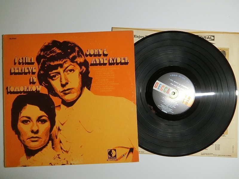 cW2:JOHN AND ANNE RYDER / I STILL BELIEVE IN TOMORROW / DL75167_画像1