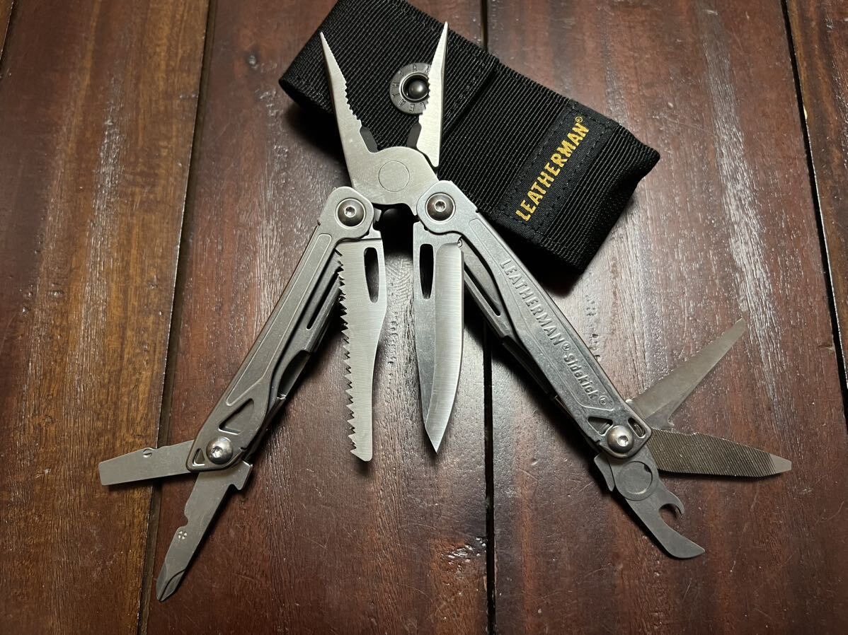 未使用 レザーマン LEATHERMAN マルチツール サイドキック SIDEKICK ナイロンケース付き 831439 ナイフ アウトドア 十徳ナイフ 携帯工具の画像1