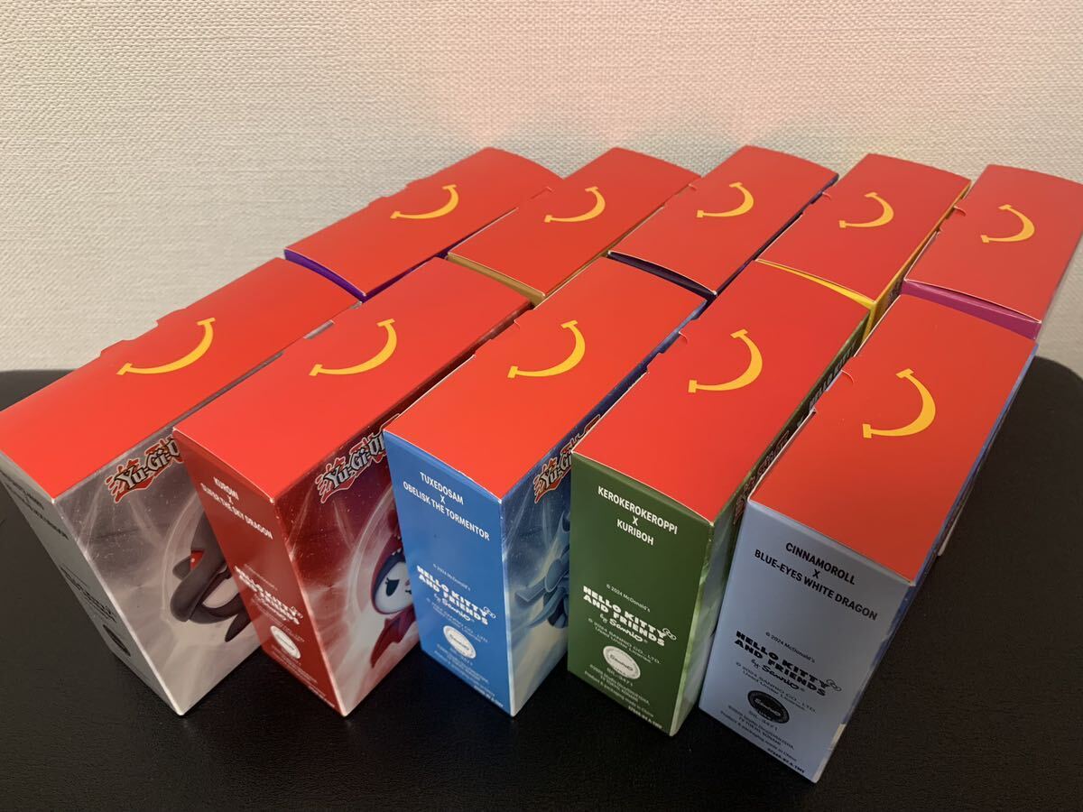 遊戯王×サンリオ マクドナルド ぬいぐるみ 海外ハッピーセット 全10種類セット 送料無料の画像3