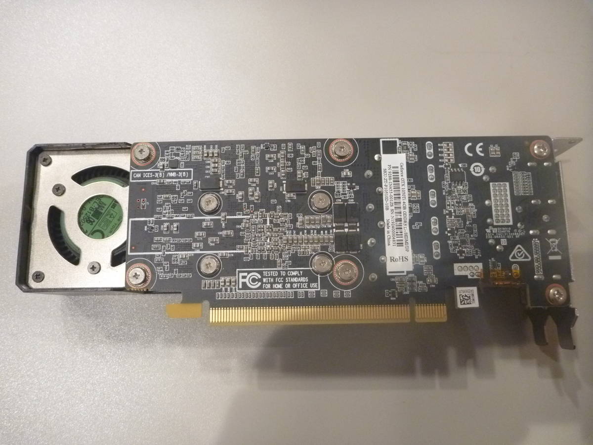 ★ Geforce GTX 1050Ti 4GB GDDR5 ロープロファイル ★の画像2