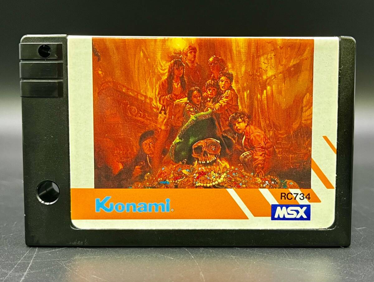 MSX ソフト グーニーズ Konami RC734 コナミ 1986 ソフトのみ_画像1