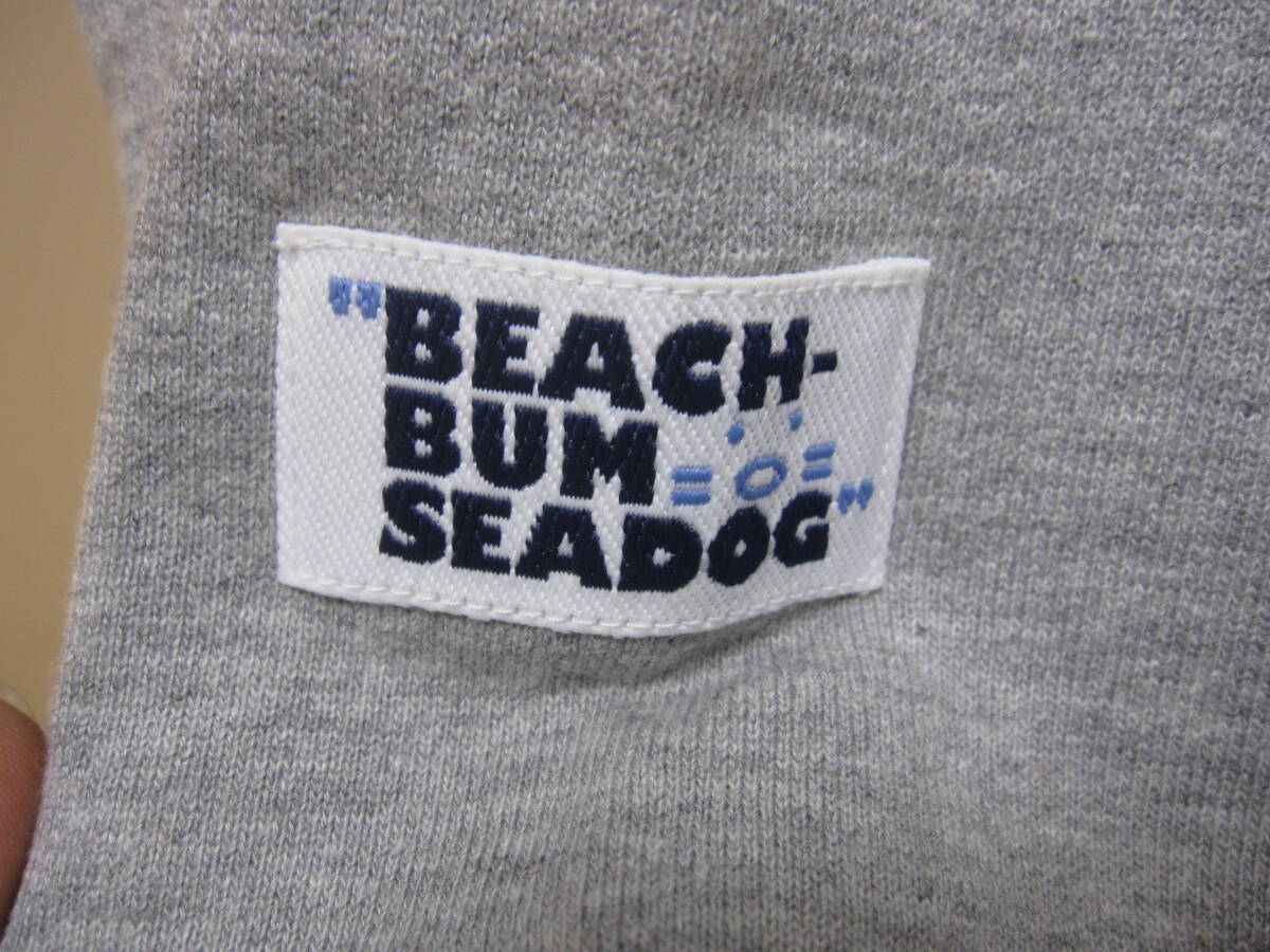 未使用 SEA DOG スウェット トレーナー サイズ２(メンズＭ～Ｌ) BEACH BUM 綿100％ コットン100％ シードッグ ビーチボム_画像5