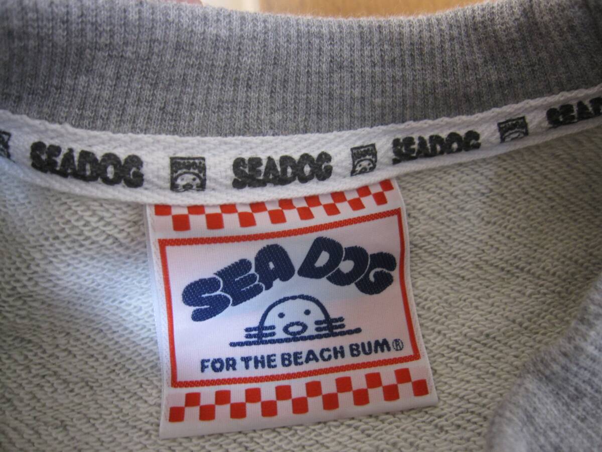 未使用 SEA DOG スウェット トレーナー サイズ２(メンズＭ～Ｌ) BEACH BUM 綿100％ コットン100％ シードッグ ビーチボム_画像8
