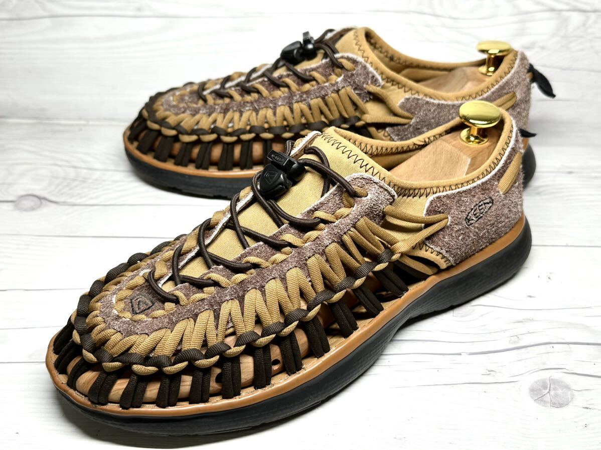[ быстрое решение ]KEEN мужской 26cm ключ n Brown чай цвет сандалии спортивные туфли UNEEK Uni -k casual обувь обувь 