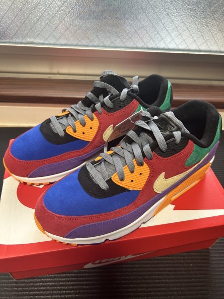 1円スタート 新品未使用 NIKE AIR MAX 90 QS US8.5 26.5cm dunk sb AF1 jordan fragment atmos_画像2