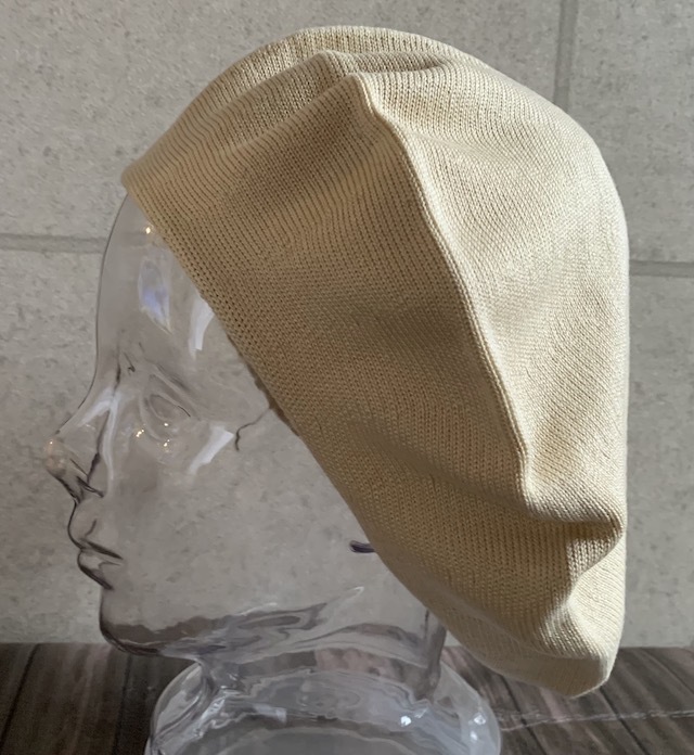 帽子 日本製 ベレー帽 M サイズ ニット帽 ニット オールシーズン メンズ レディース シンプル 男女兼用 ナチュラルの画像6
