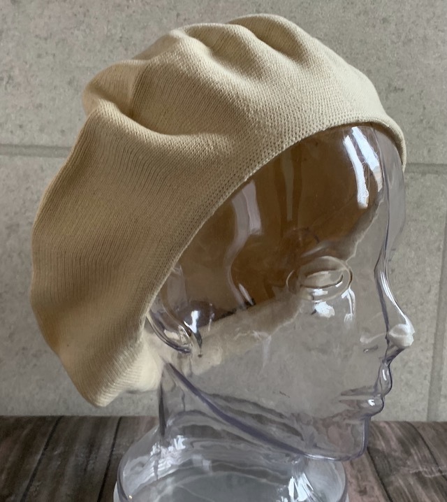 帽子 日本製 ベレー帽 M サイズ ニット帽 ニット オールシーズン メンズ レディース シンプル 男女兼用 ナチュラルの画像3