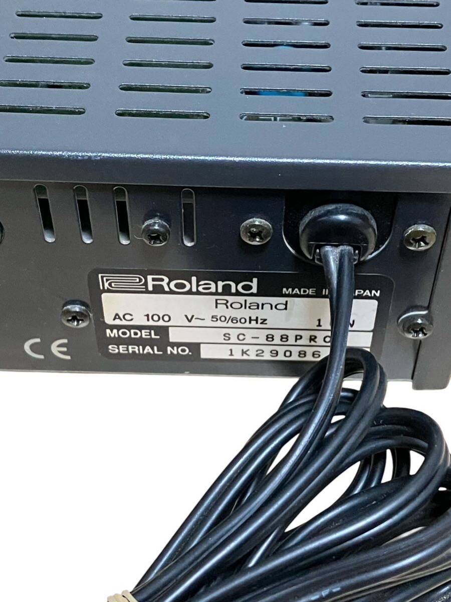 【通電確認済】 Roland ローランド SC-88Pro MIDI音源モジュール SOUND CANVAS サウンドキャンバス ジャンク_画像5