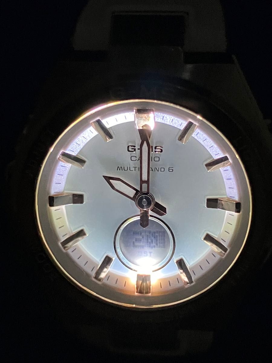 カシオ 腕時計 ベビージー【国内正規品】 世界6局対応電波ソーラー MSG-W200RSC-7AJF レディース ホワイト