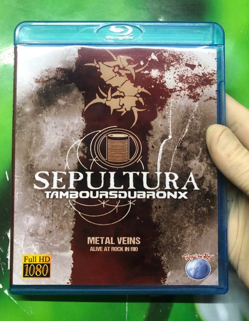 【輸入盤ブルーレイ】 SEPULTURA & LES TAMBOU DU BRONX METAL VEINS - ALIVE AT ROCK IN RIO б [BD25] 1枚_画像1