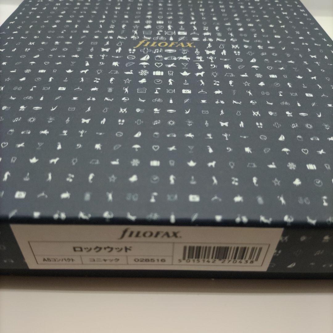 【新品】Filofax ロックウッド システム手帳 A5サイズ コンパクト コニャック の画像3