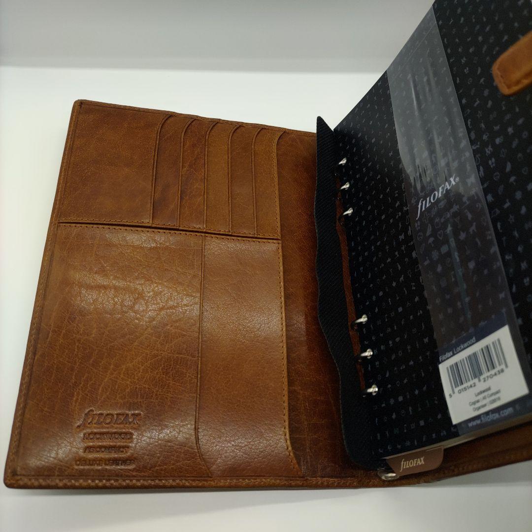 【新品】Filofax ロックウッド システム手帳 A5サイズ コンパクト コニャック _画像6