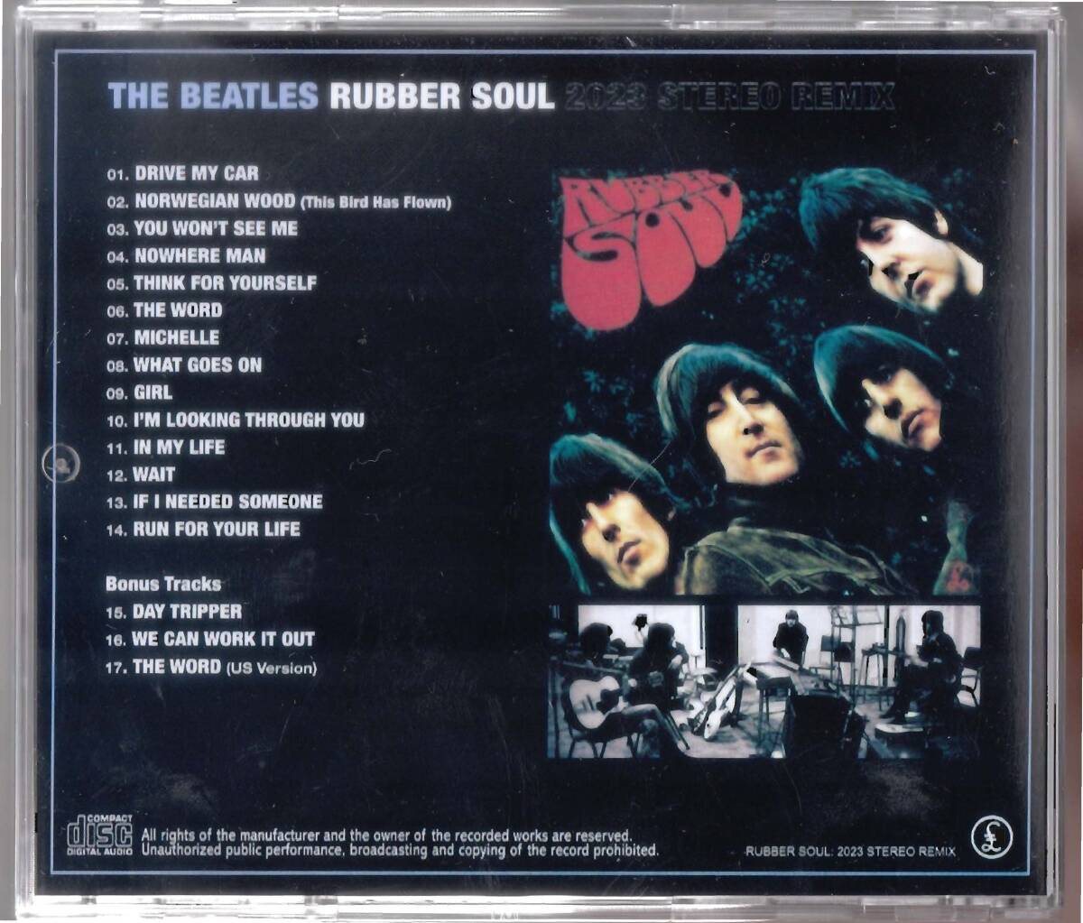 Beatles ビートルズ/ラバー・ソウル Rubber Soul 2023 Stereo Remixの画像2