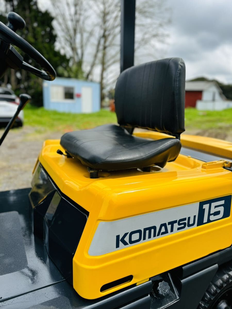 １トン半フォークリフト 小松 KOMATSU,1500kg ◆中古品◆ FG15-15 ◆ガソリン◆ マニュアル ◆ ◆下取りOK！の画像2