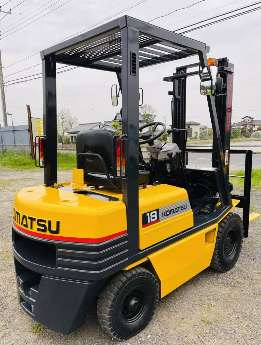 １.8トンフォークリフト 小松 KOMATSU,1800kg ◆中古品◆ FG18L-15 ◆ 約387時間◆ガソリン◆ マニュアル ◆ ◆下取りOK！の画像8