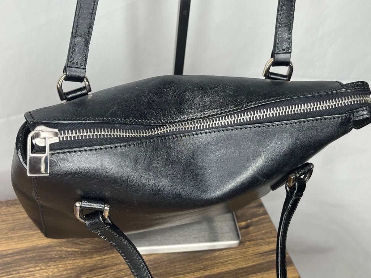 良品 HIROFU ヒロフ 本革レザー 肩掛け トートバッグ 黒 良品 HIROFU ヒロフ 本革レザー 肩掛け トートバッグ 黒