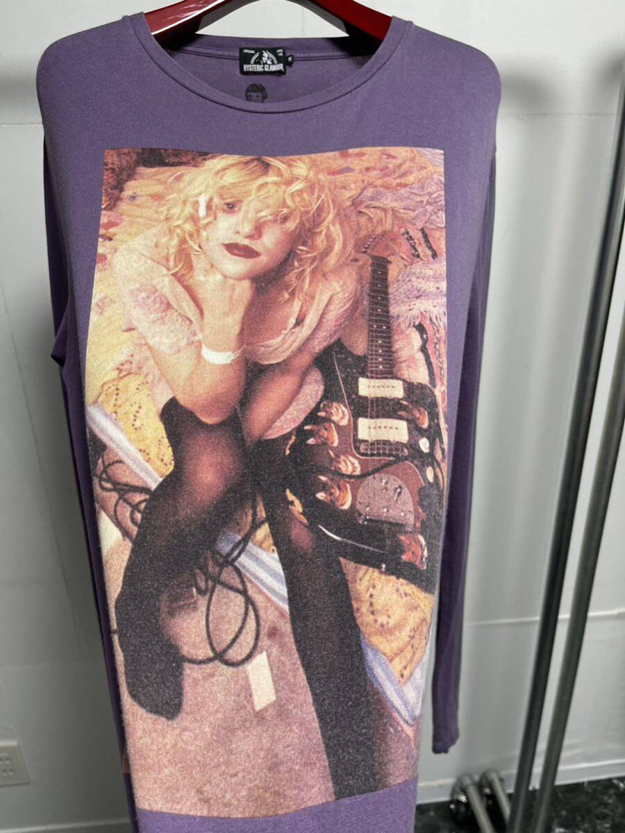 HYSTERIC GLAMOUR コートニーラブ ロングTシャツ ロンT M_画像3