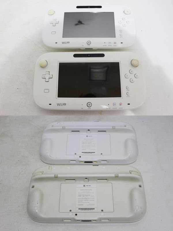 D310H 034 Nintendo ニンテンドー WiiU 本体 + ゲームパッドのみ 各8台セット 現状品 ジャンクの画像3