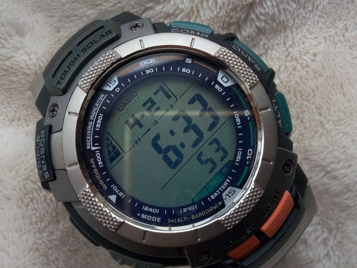 美品　カシオ プロトレック　CASIO　PROTREK　 PRW-1000J 電波ソーラー 