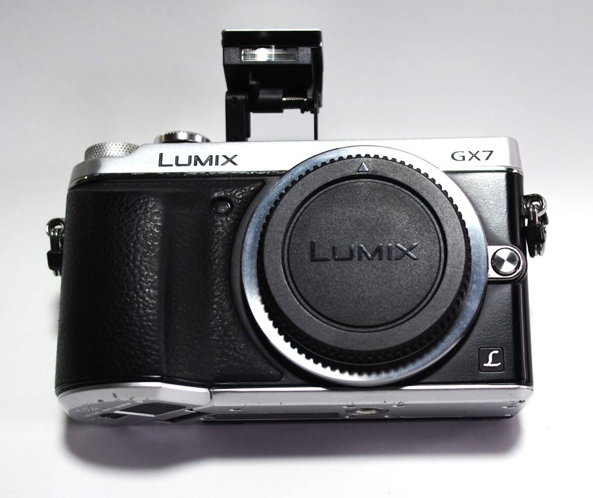 パナソニック Lumix GX7 ルミックス シルバー 　作動には何の問題有りません。_画像3