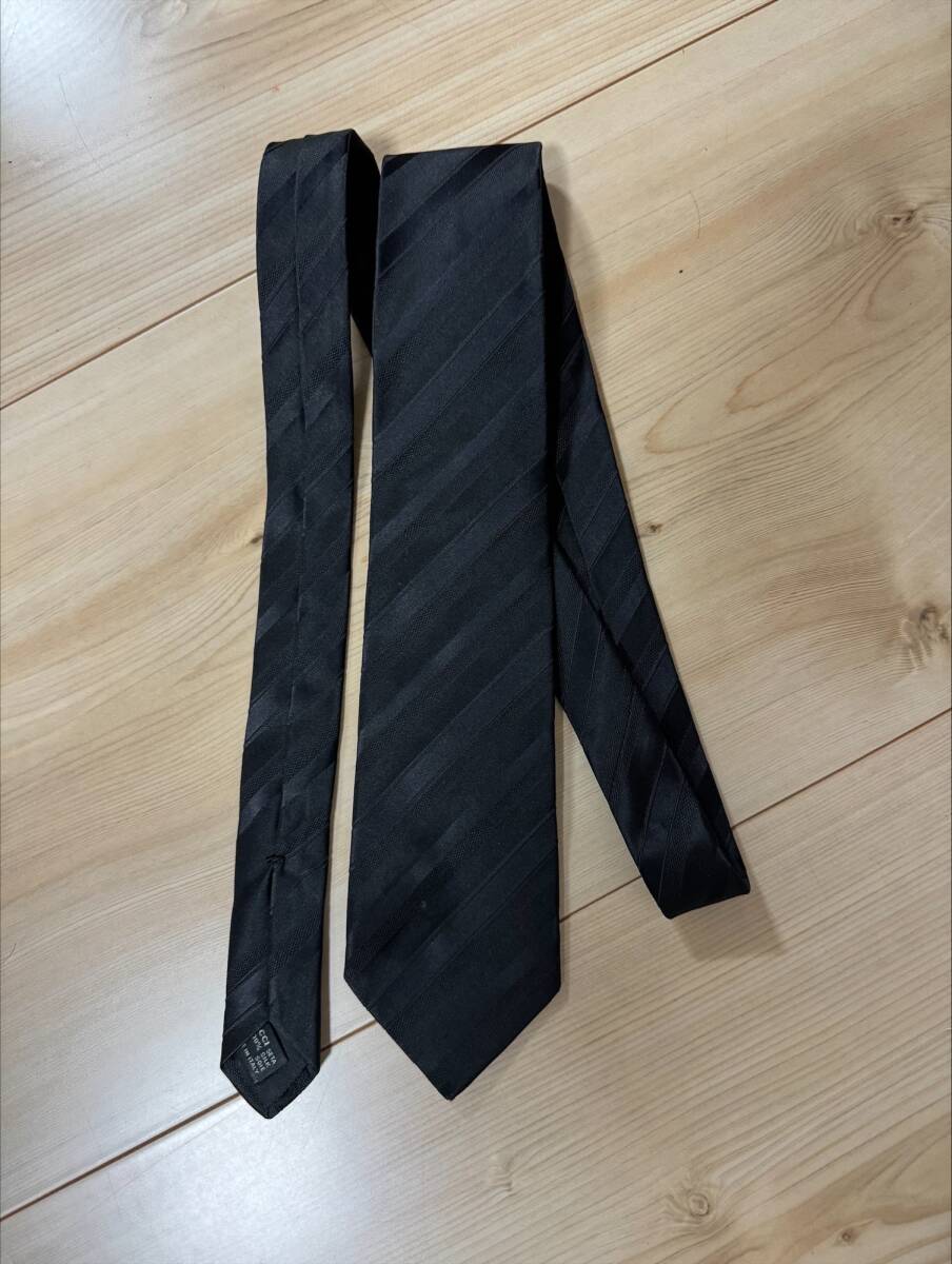  Gucci галстук чёрный 8.5cm