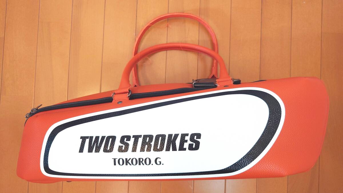 世田谷ベース 所さんのTWO STROKES タンクバッグ オレンジの画像3